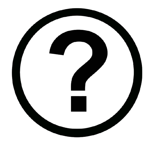 Questionmark transparent